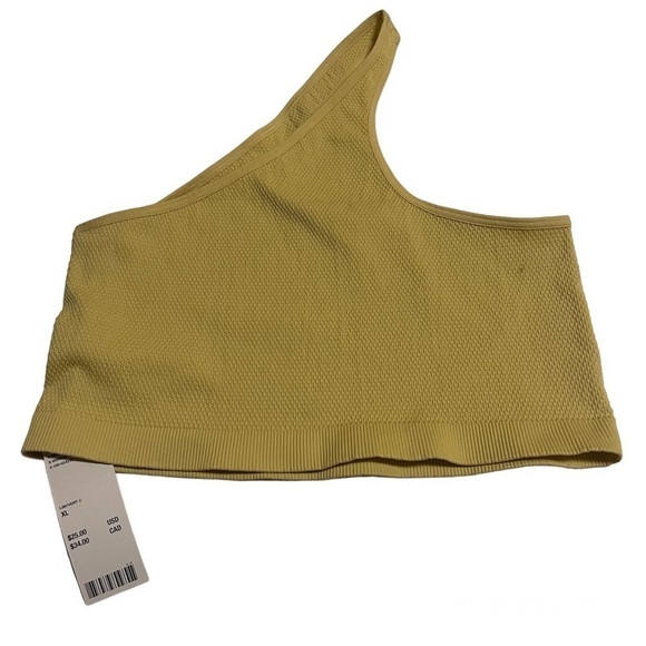 Out From Under Bra Top Seamless Higher Love 
Size XL New With Tags Yellow Yoga - Picture 8 of 8